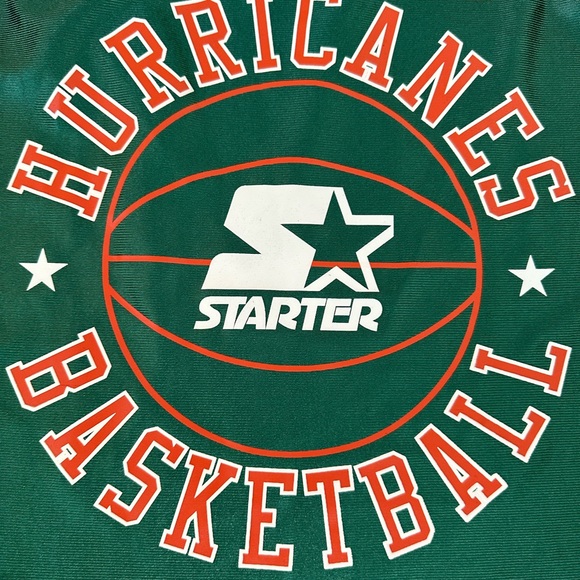 Miami Hurricanes Starter Basketball Jersey - Picture 2 of 5